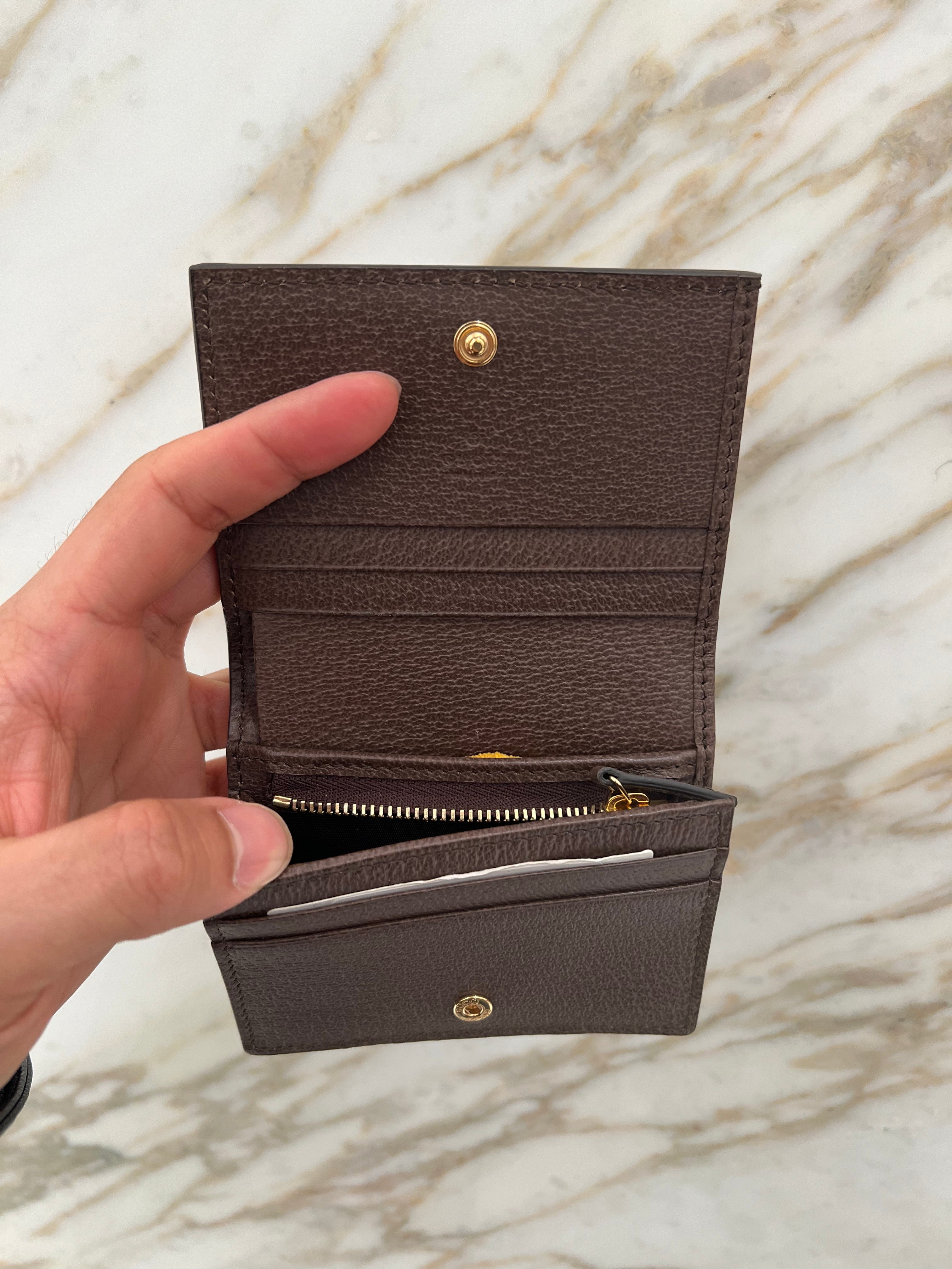GG Gucci OPHIDIA CARD CASE WALLET